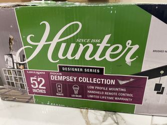 Hunter Fan Remote Large Room 52 Inch 