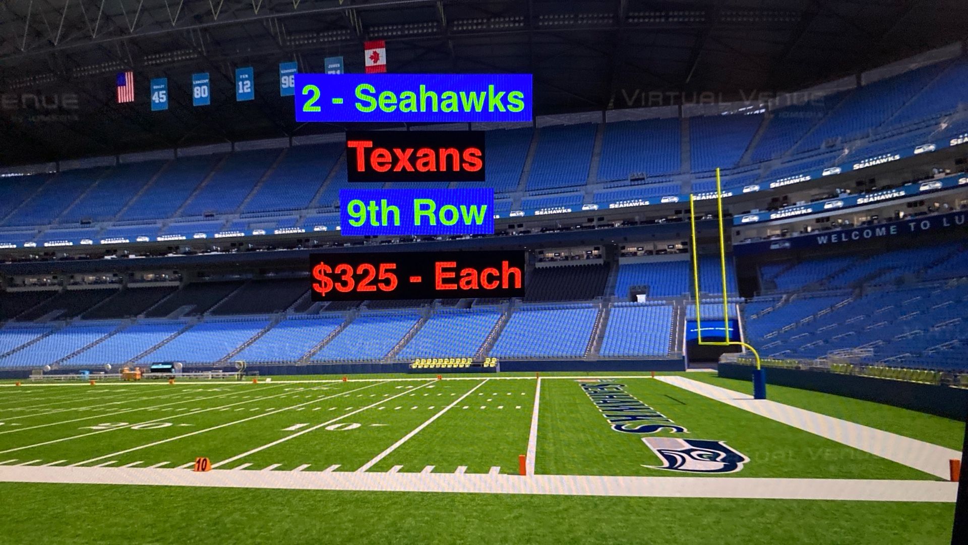 Seahawks Texans Tickets