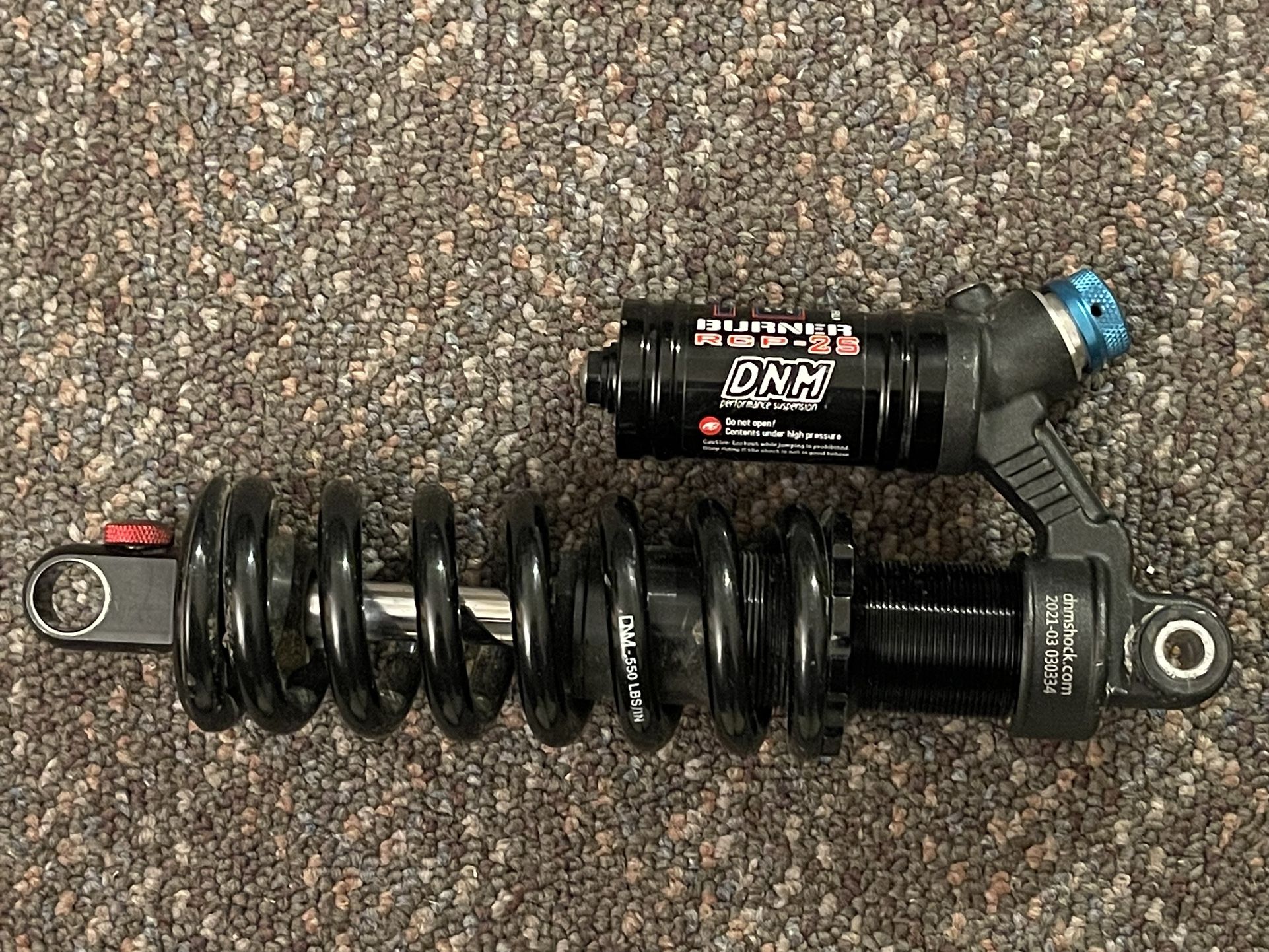 DNM Burner-RCP 2S Downhill Mountain Bike Bicycle Rear Shock 550lbs