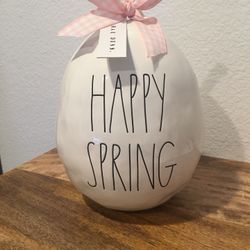 Rae Dunn HAPPY SPRING Egg