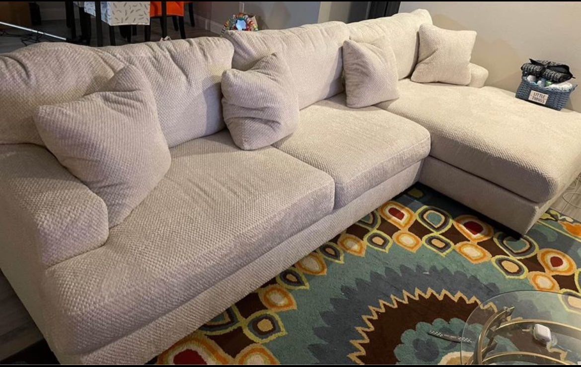 Cream Sectional