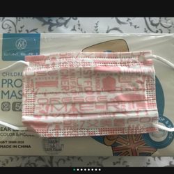 Kids Mask 50 Pieces With Clip