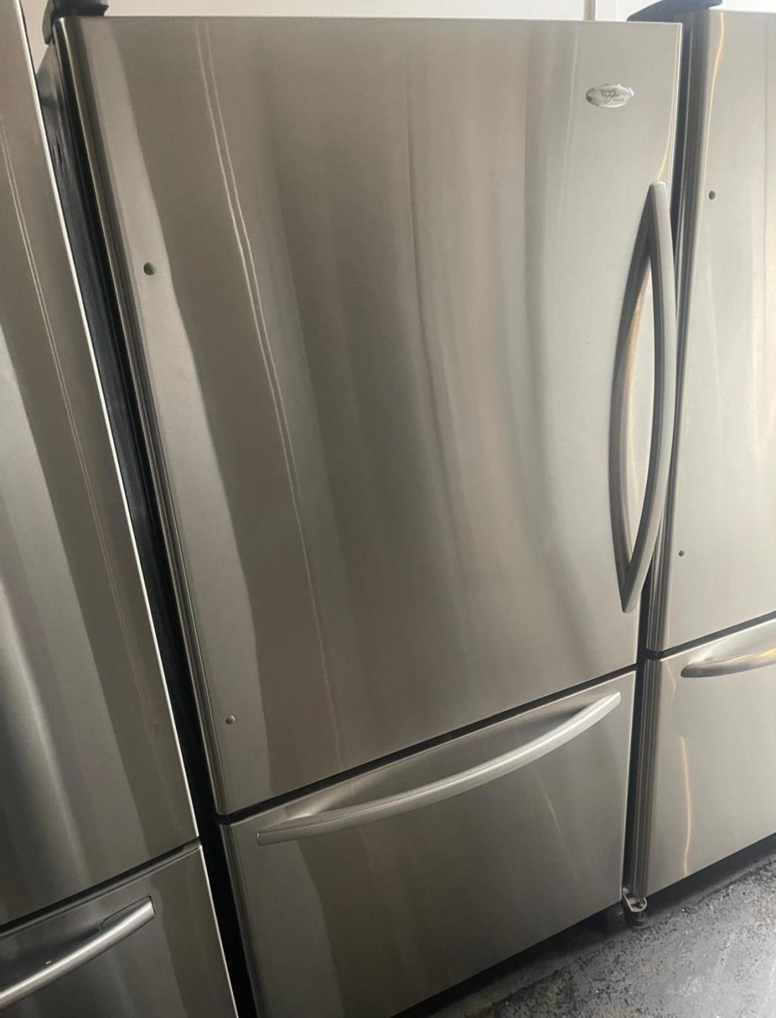 Whirlpool Bottom Freezer Stainless Refrigerator Fridge
