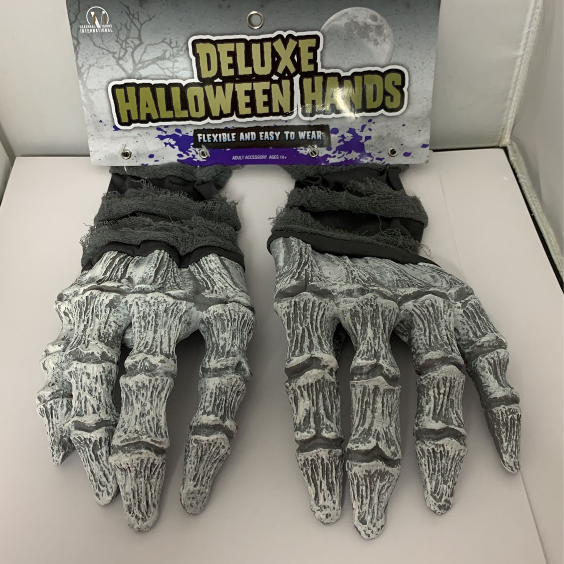 Gauze Ghostly Bones Hands Gloves 