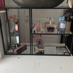 Mirrored Shelving 