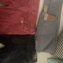 True Religion, Levi’s Mek Jeans 