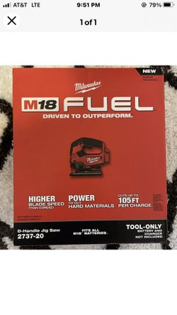 Milwaukee M18 Zig Saw Brand New