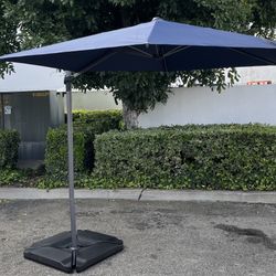 10ft Cantilever Umbrella with Base And Weights