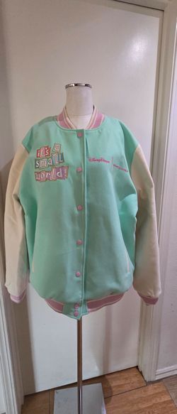 Disney Disneyland its a small world varsity jacket by stoney clover ln NEW SIZE XL