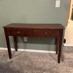 Cherrywood Console Table For Sale