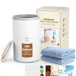 VIPBATH Luxury Towel Warmer 20L Fast Heating & Auto Shut-Off, Dual Temperature
