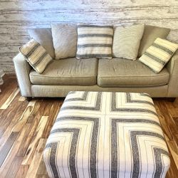 Free couch and ottoman 