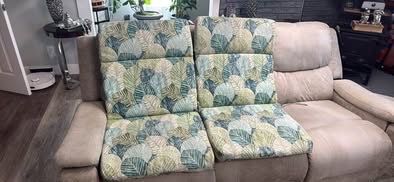 Tropical Print Loveseat Cushion Set