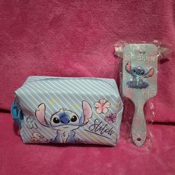 Stitch Make Up Bag And Brush 