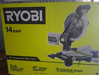 Ryobi 10" compound miter saw