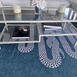 Coffee Table With Flowers