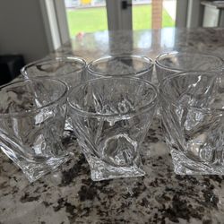Whiskey / rocks glasses (modern style)