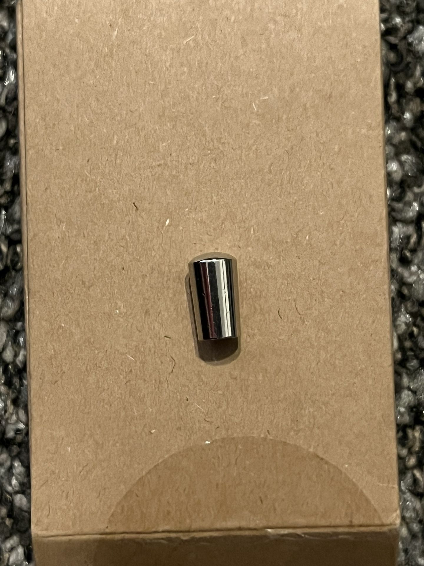 Metal toggle switch cap