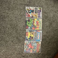 Old Marvel Comics 4 For $8