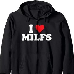 I LOVE MILFS - XL - HOODIE