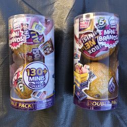 5 Surprise Mini Brands Series-Gold (2 set of 2-packs)