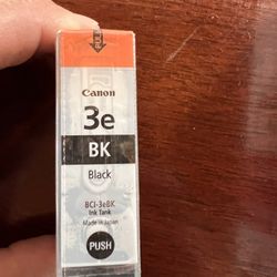 Canon 3e Black Ink Cartridge 