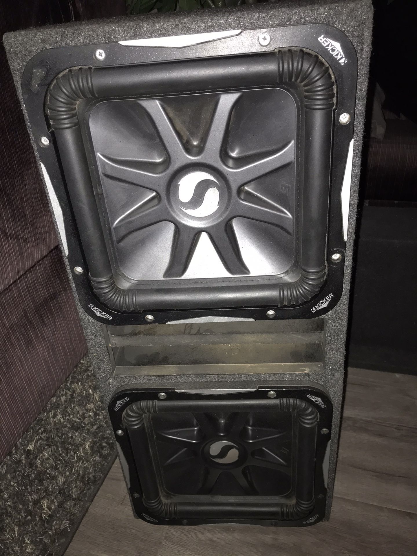 TRADE = Kicker 12 L7 subs in ported enclosure for Sale in Riverbank, CA