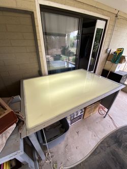 Architects/ Artist light table. Light tables are useful when tracing drawings is necessary. It is very heavy and will require two people to move and