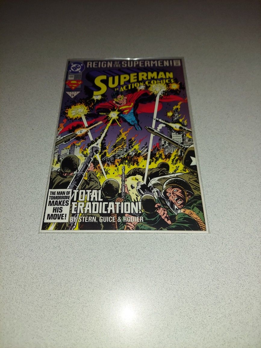 1993 ACTION COMICS REIGN OF THE SUPERMAN #690
