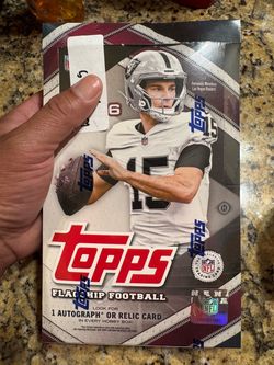 Topps  flagship football hobby box  new