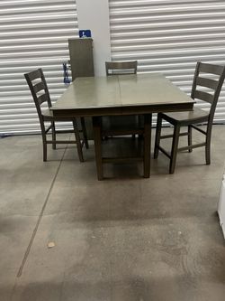 Earl grey 6 piece best sale counter height dining set