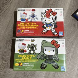 Hello kitty gundam models
