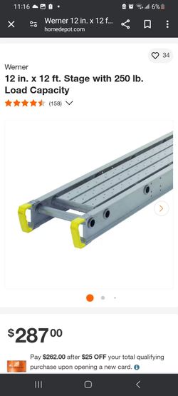 12 Ft By 12 In Aluminum Scaffold 220  Use