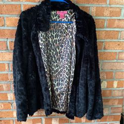 Betsy Johnson “fur” Jacket