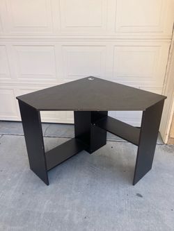 Corner desk with office chair