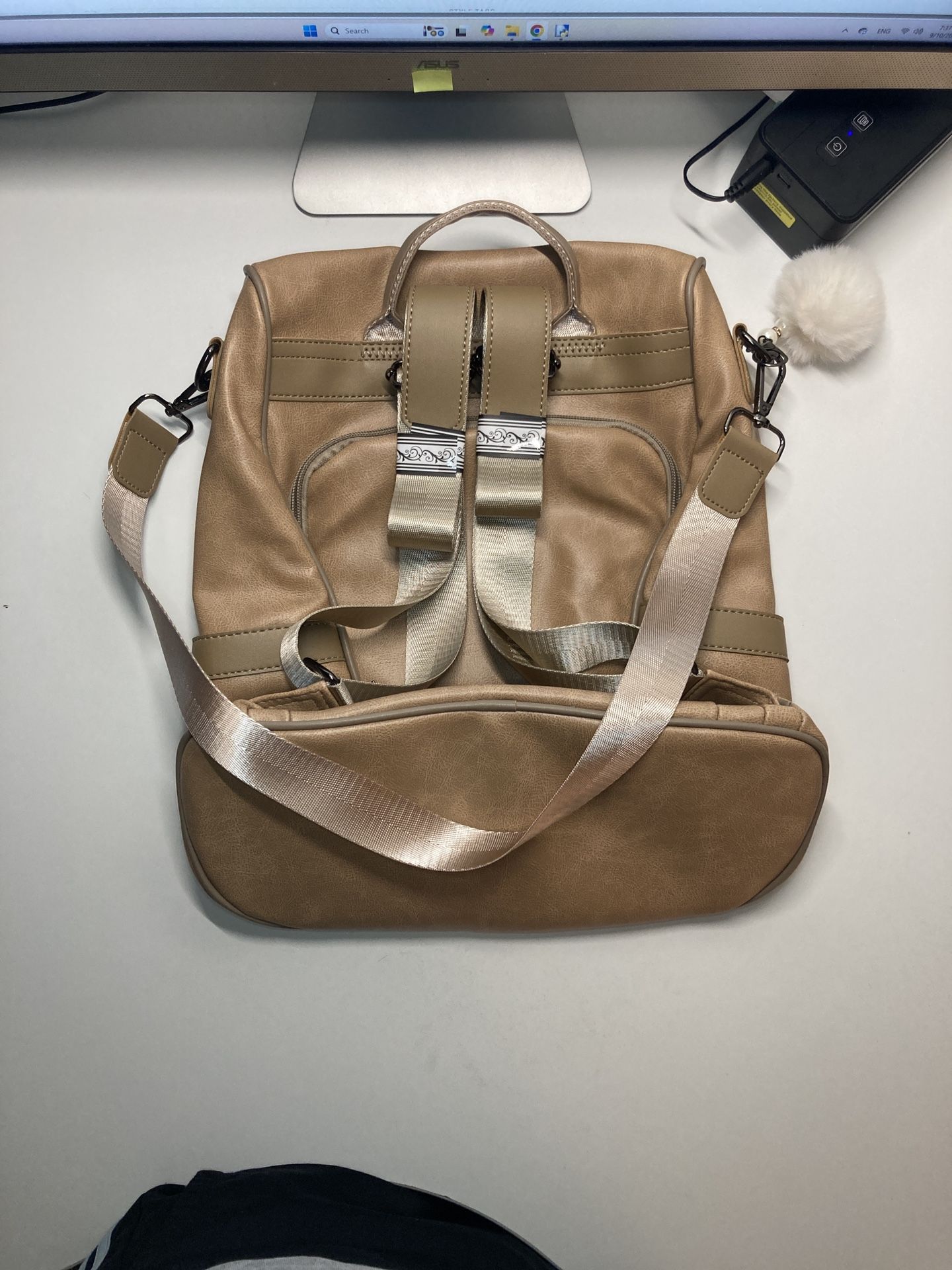 Women Backpack Purse PU Leather Anti-theft Casual Shoulder Bag Fashion Ladies