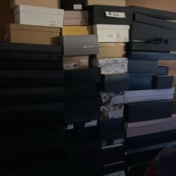 Designer Couture High End Empty Boxes And Store Bags