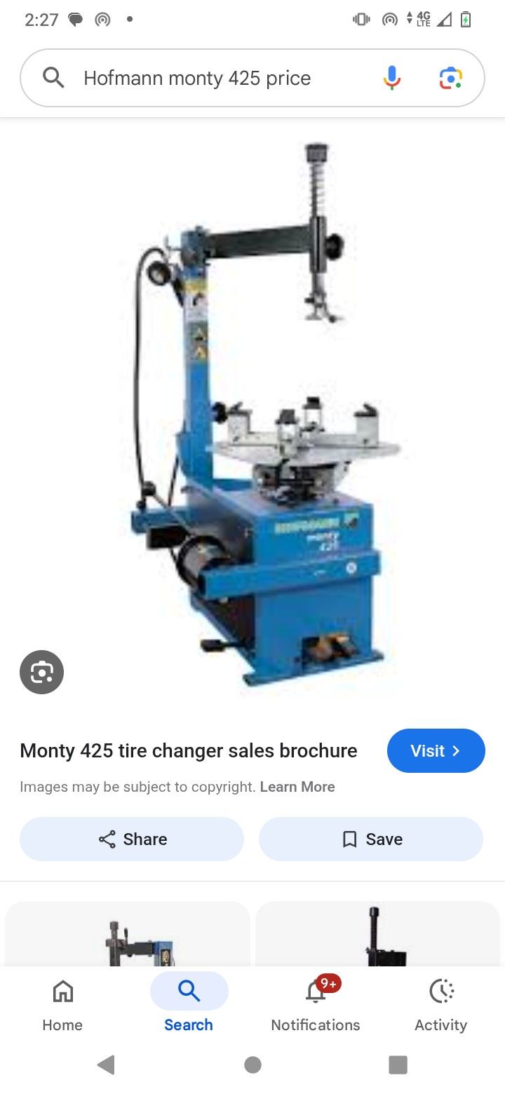 Hoffman Monte 425 Tire Machine