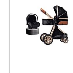 Easy Fold 3 in 1 Baby Trolley Stroller And Car Seat 