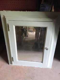 Antique Medicine Cabinet Approx 34x24