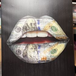 Lips Canvas Print