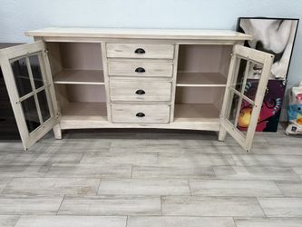 TV Stand White Oak 