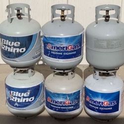 BlueRhino, AmeriGas, And Blank Propane Tanks