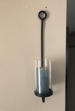 Wall candle holder
