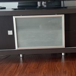 Modern Espresso TV Stand – 58.5” x 20”