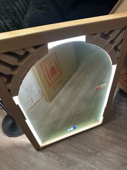 STARLEAD 36"x24" Archedyy LED Bathroom Mirror with Bluetooth Speaker