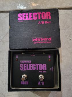 Whirlwind Slector Pedal A/B With Box
