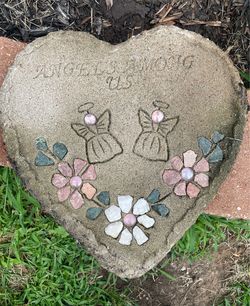 Heart-Shaped Garden Stone