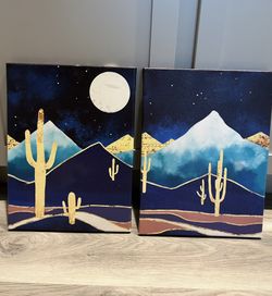 Desert Canvas Panel Prints