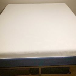 King Size Mattress & Metal Bed Frame Set 